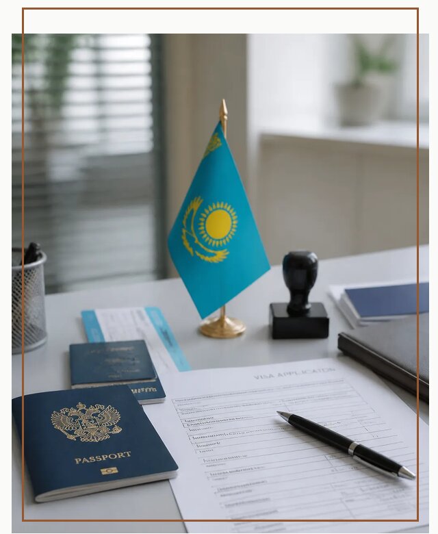 Оформление визы в Казахстан для поездки и работы в Владимире